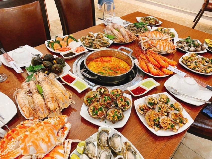 hải sản đồ sơn hải phòng