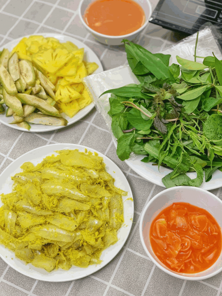 gỏi cá mai ở hải phòng