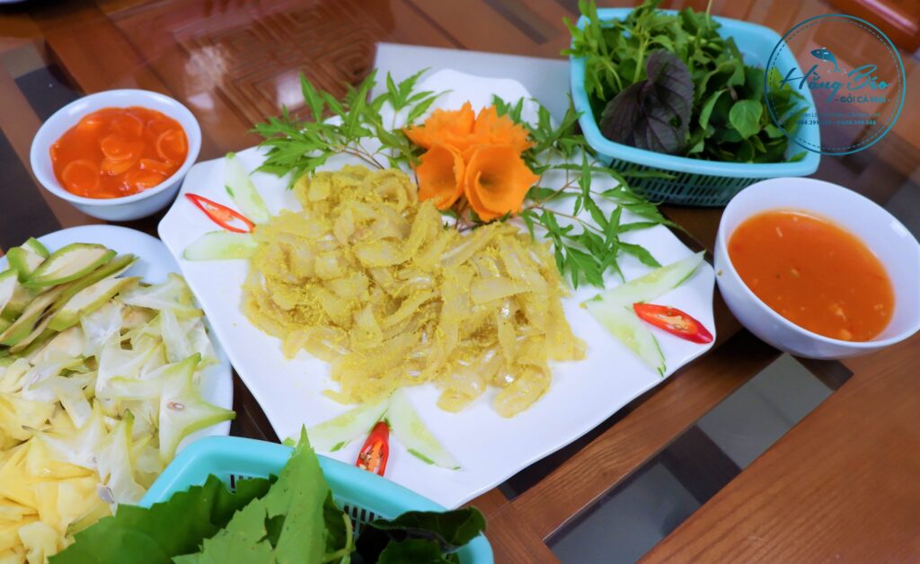 gỏi cá mai ở hải phòng