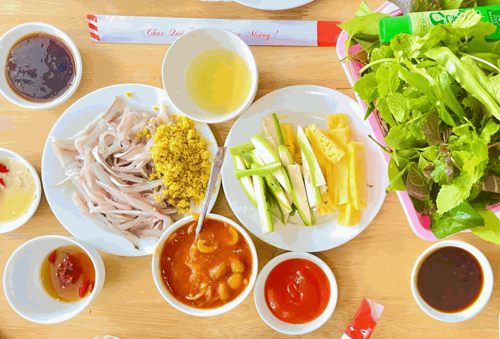gỏi cá mai ở hải phòng