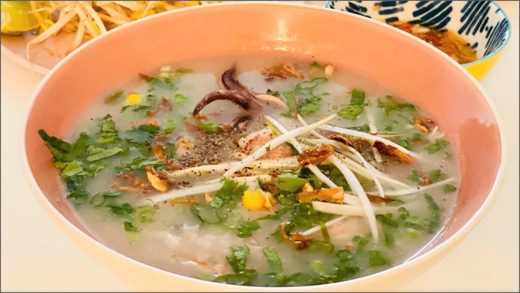 cháo hải sản hải phòng
